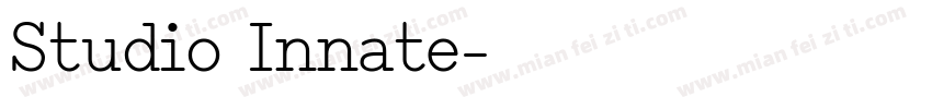 Studio Innate字体转换